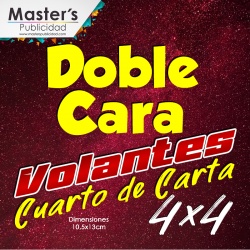 Volantes Doble Cara Full...
