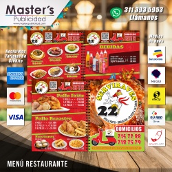 Menú para Restaurante...