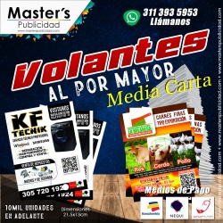 Volantes al por Mayor Media...