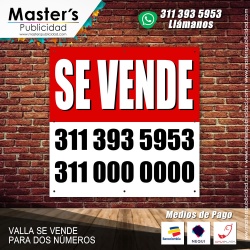 Aviso se vende, Grande para...